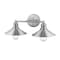 Z-Lite Casa 2 Light Vanity, Brushed Nickel 613-2V-BN - alternate 7